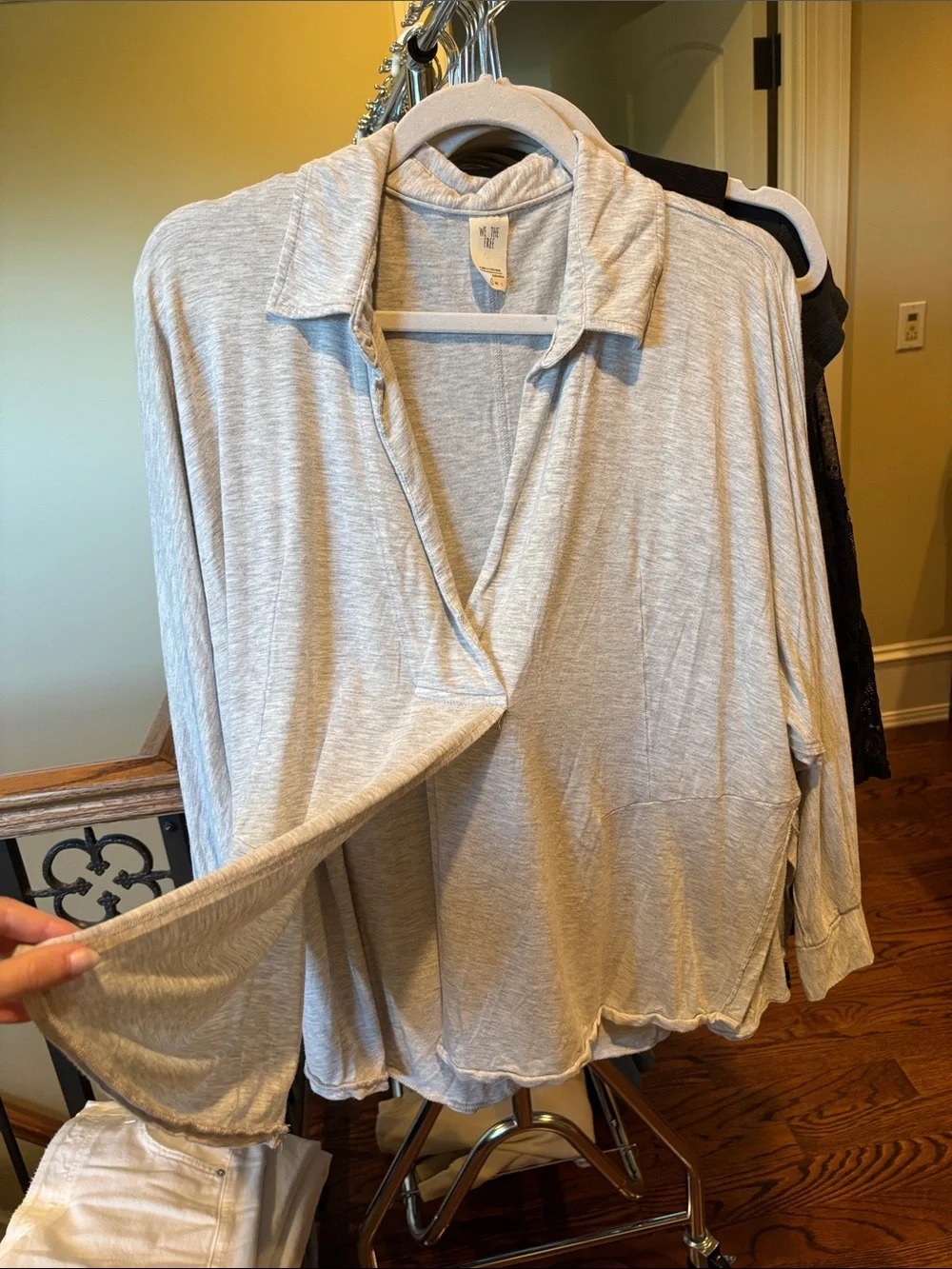 Free people cozy collared tee